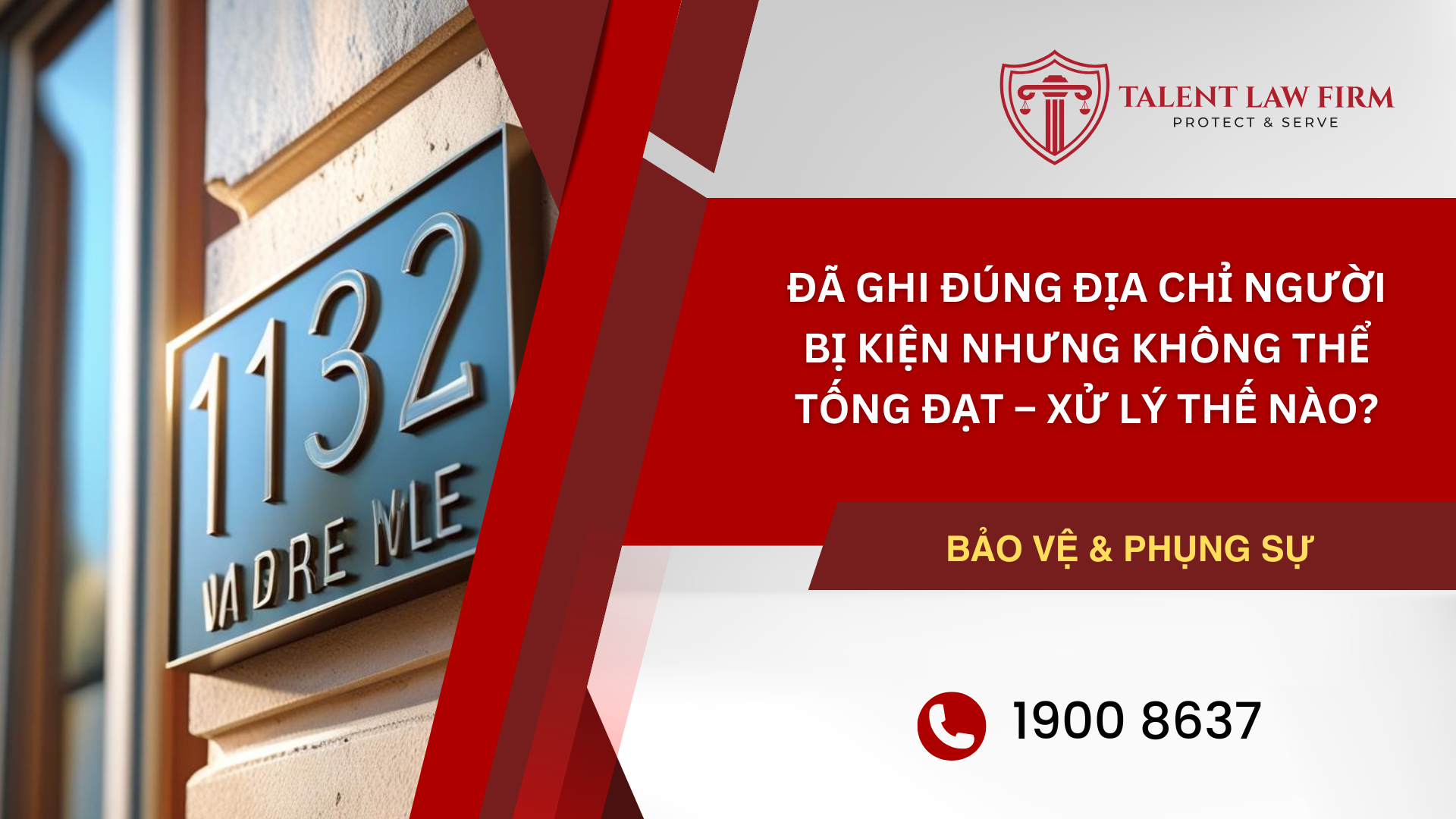 Đã Ghi Đúng Địa Chỉ Người Bị Kiện Nhưng Không Thể Tống Đạt – Xử Lý Thế Nào?