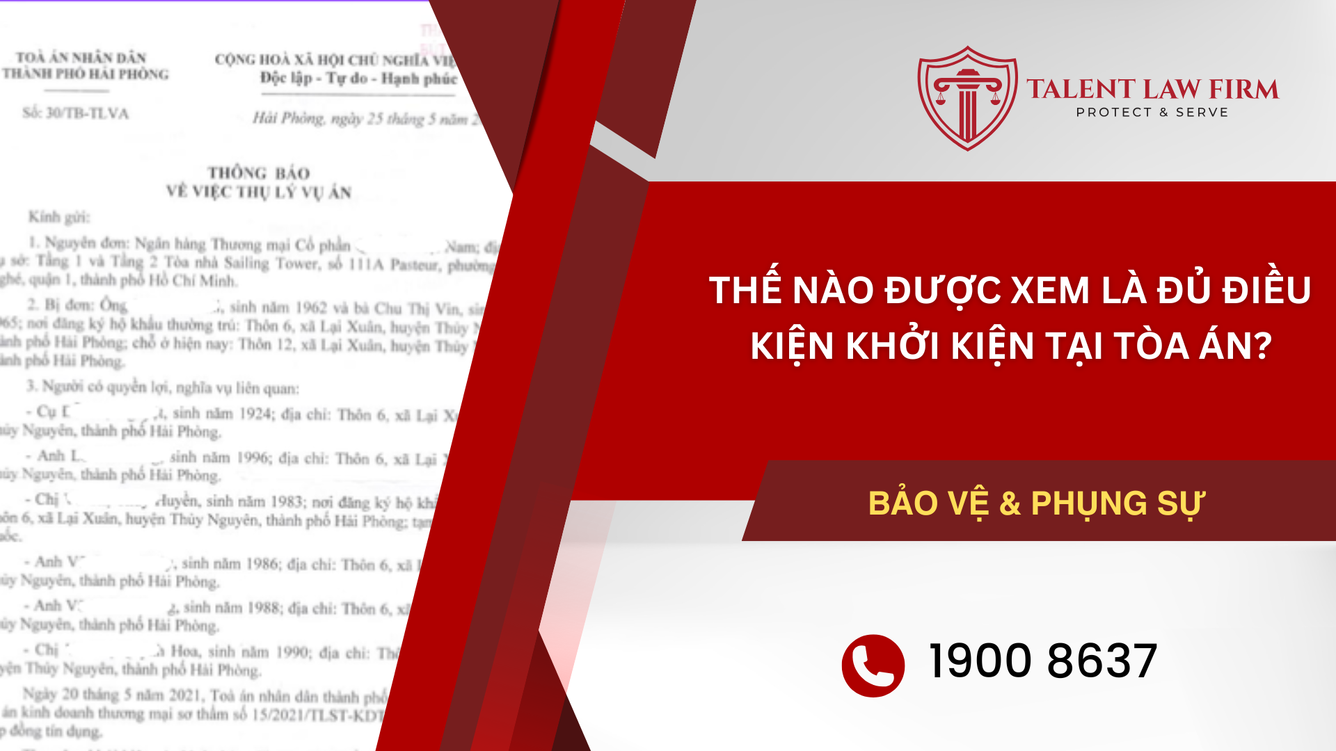Thế Nào Được Xem Là Đủ Điều Kiện Khởi Kiện Tại Tòa Án?